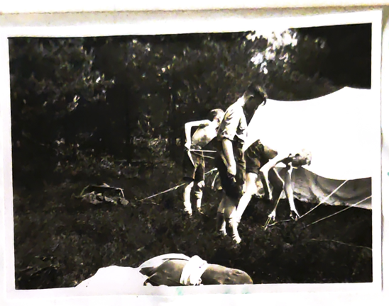H.J.B. Groep op kamp in 1954 uit het geschiedenis archief